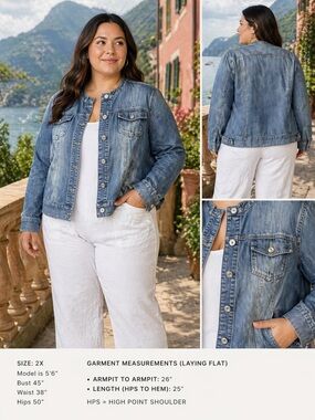 Denver Hayes Denim Jacket – Size 2X (Non-Vintage)